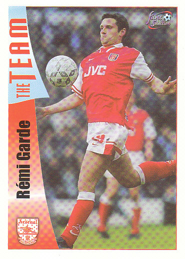 Remi Garde Arsenal 1997/98 Futera Fans' Selection #25